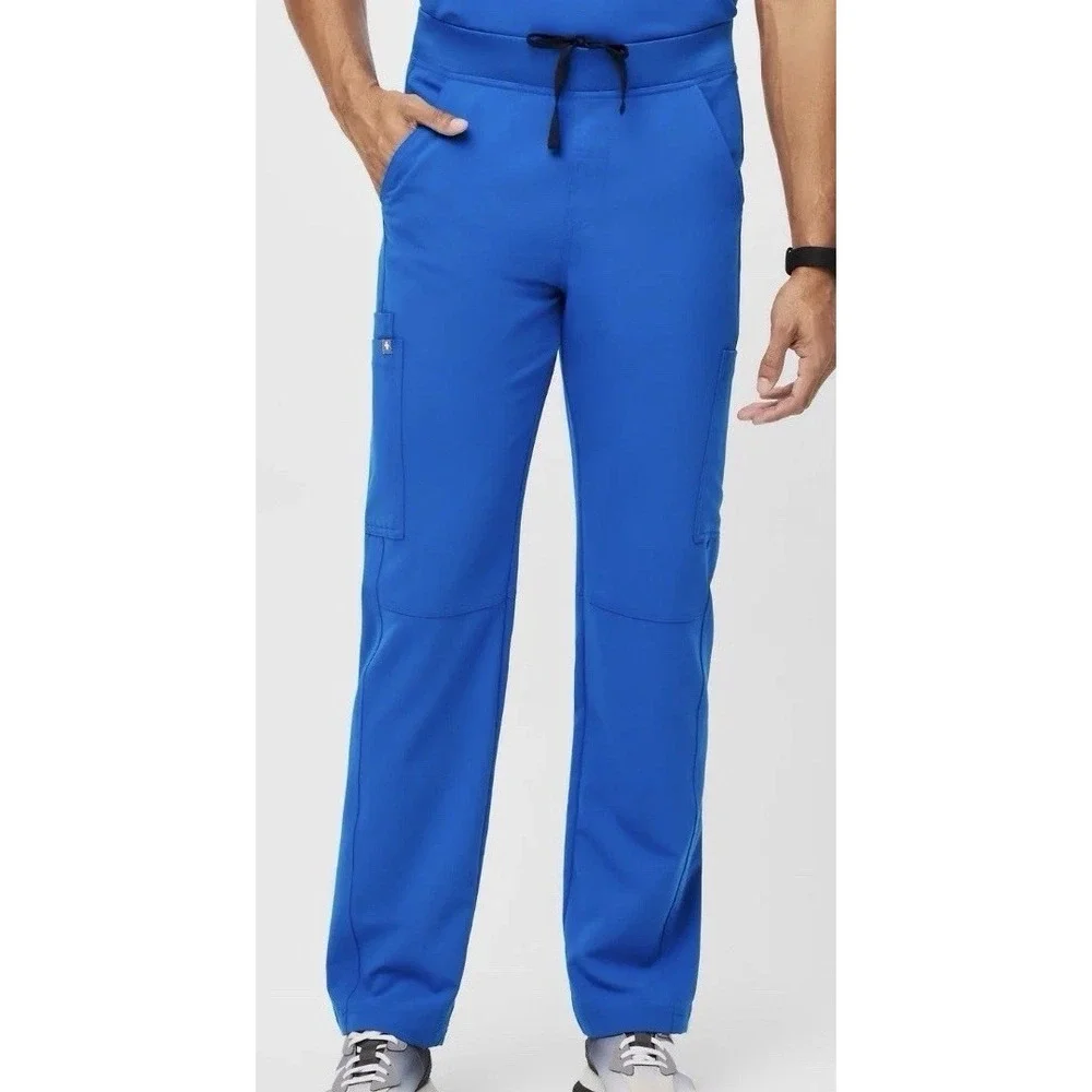 FIGS Axim Scrub Pants Mens XXL Short Royal Blue Technical Collection T2001S